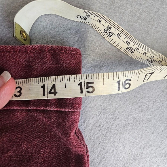 LEVI'S 511 Jeans Kids 16 Regular 30X28 Burnt Henna Red Burgundy Denim Slim Fit - Picture 5 of 8